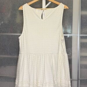 Torrid Cream Sleeveless Tunic